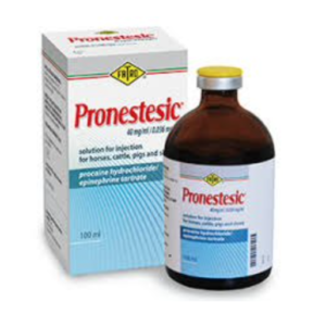 100ml bottle of pronetesic for horse, cattle, pigs and sheep