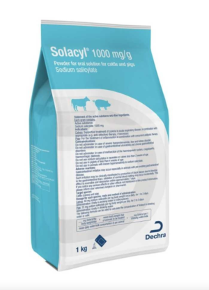 1kg bag of solacyl powder for cattle and pigs