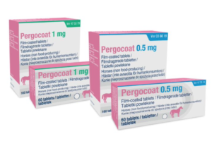 packs of pergocoat tablets for horses
