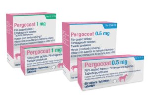 packs of pergocoat tablets for horses