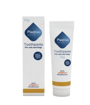 plaqtiv+ toothpaste tubes for cats and dogs