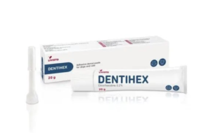 tubes of dentihex toothpaste for dogs and cats