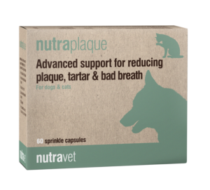 pack of nutraplaque capsules for dogs and cats