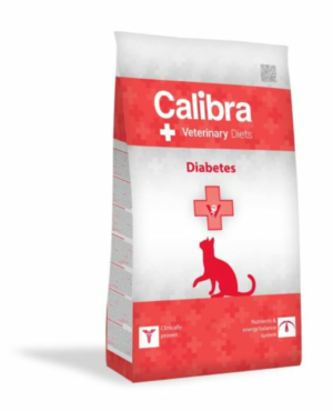 2kg bag of dry calibra vd diabetes food for cats