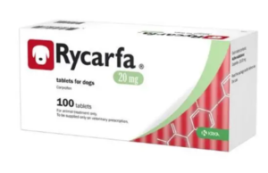 pack of 100 rycarfa 20mg tablets for dogs