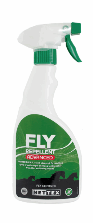 nettex equine fly repellent advanced 500ml spray bottle