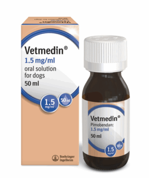 Vetmedin Oral Solution for Dogs-  1.5mg/ml 50ml bottle
