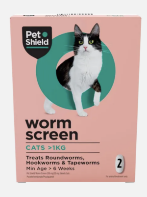 Pet Shield Worm Screen Tablet for Cats